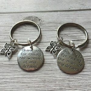 New in gift pouch In-laws keychain gift set